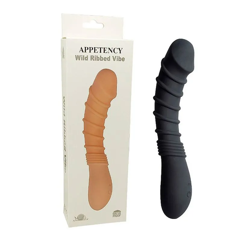 Appetency Wild Ribbed Vibe Vibrador Ponto G com Textura Anelar e 10 Modos de Vibração Sexy Import