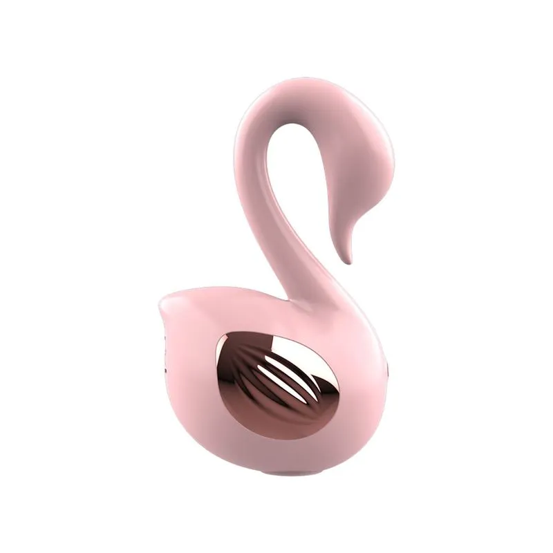 Cygnet Sucking Vibrator Vibrator Formato Cisne com 10 Modos de Vibração e Pulsação Vip Mix