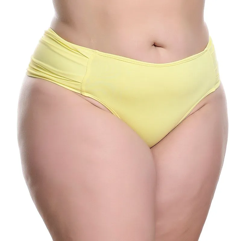 Biquíni Calcinha Plus Size com Drapeado Lateral Hot Love