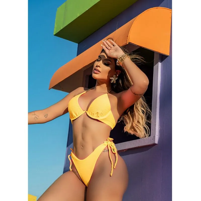 Conjunto Biquíni Aro V Coleção Malibu Dy Girl