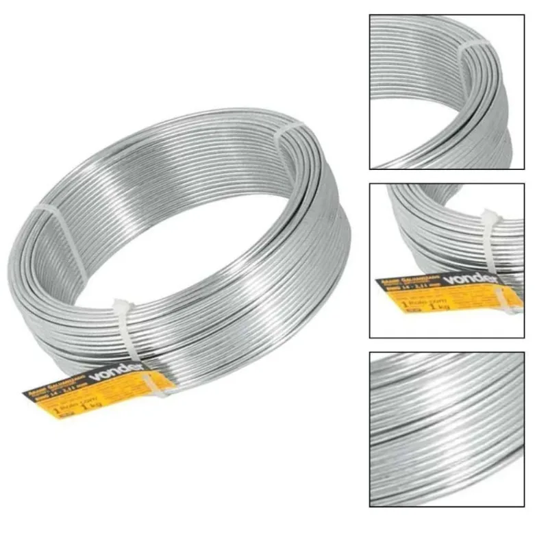Arame Galvanizado 1.65mm Rolo 1kg bwg 16 vonder