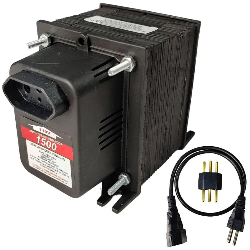 Transformador de Voltagem 1050W Bivolt EVAT1500 evald