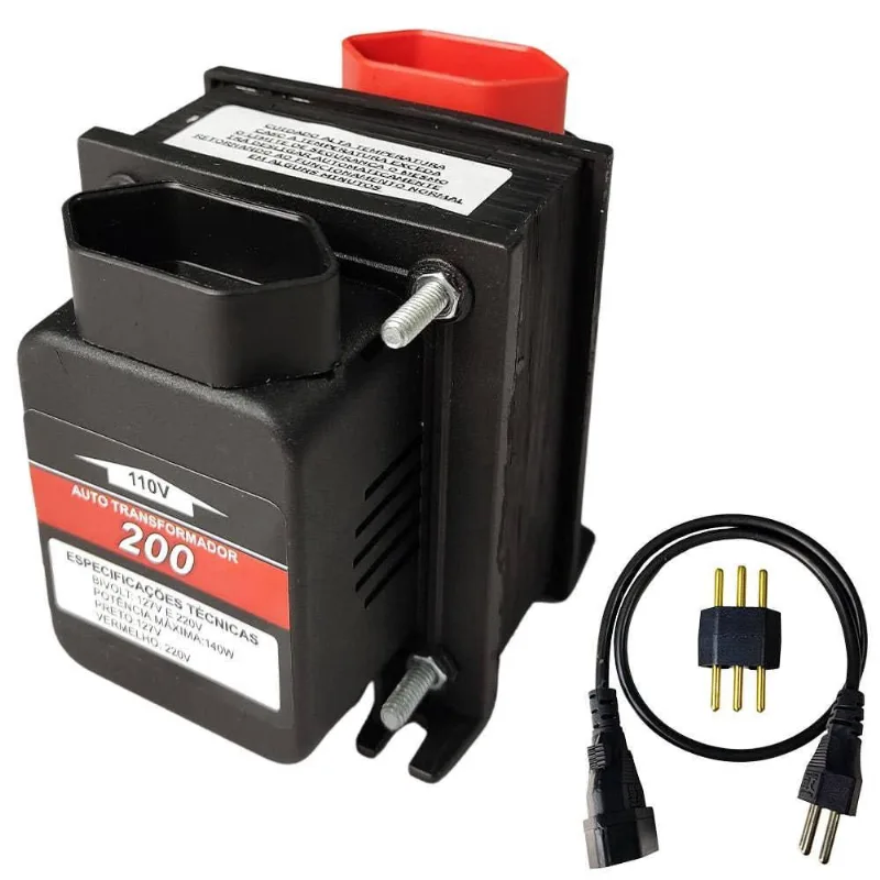 Transformador de Voltagem 140W Bivolt EVAT200 evald