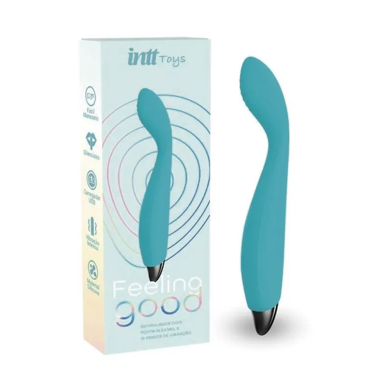 Feeling Good Vibrador Flexível com 10 Modos de Vibração Intt