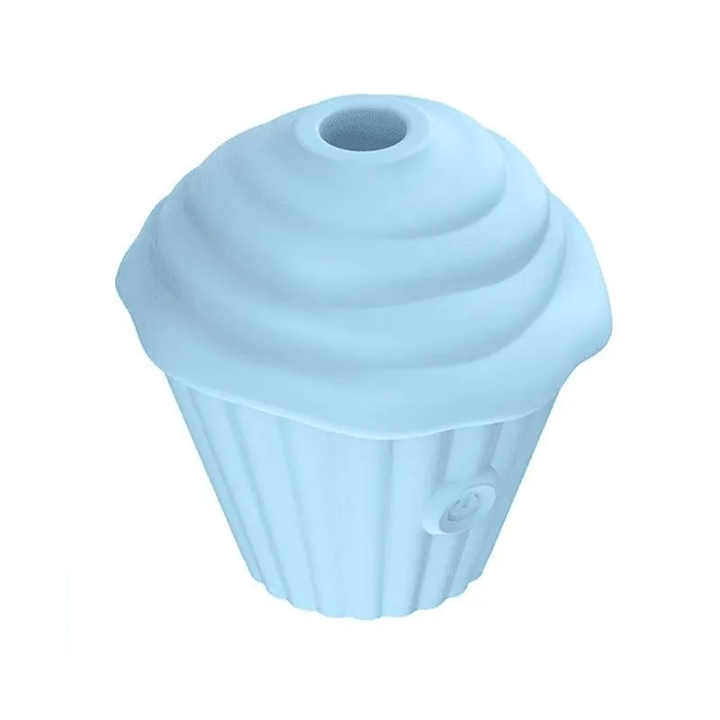 Vibrador de Clitóris em Formato de Cupcake com 10 Modos de Pulsação Sexy Import