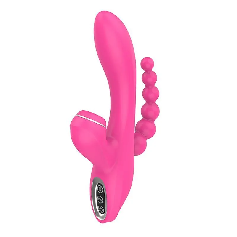 Vibrador de Ponto G e Clitóris com 3 Modos de Pulsação e 7 de Vibração Sexy Import