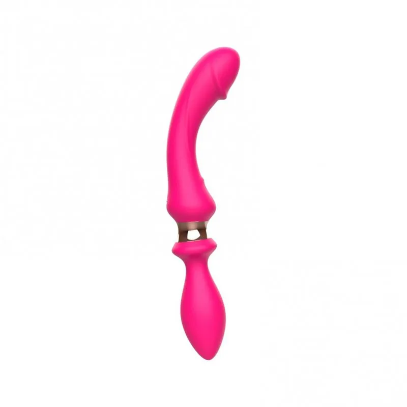 Vibrador Dupla Penetração Rebirth com 7 Modos de Vibração Vip Mix I-Moon Rebirth Vibrador de Dupla Penetração com 7 Modos de Vibração Vip Mix