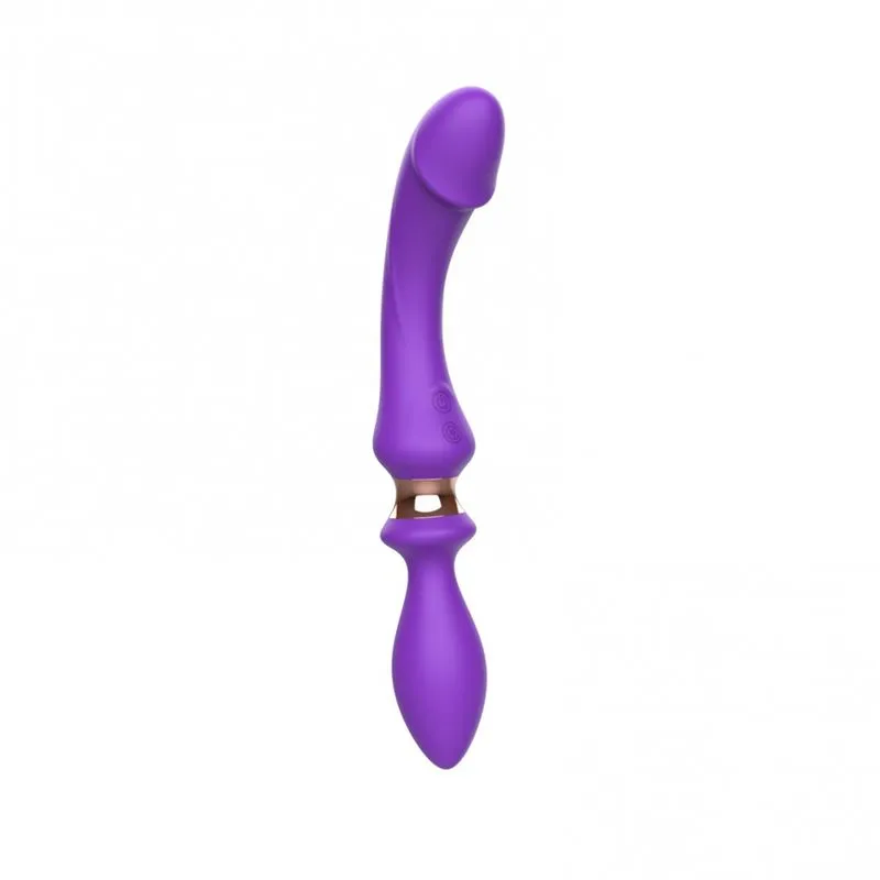 Vibrador Dupla Penetração Rebirth com 7 Modos de Vibração Vip Mix I-Moon Rebirth Vibrador de Dupla Penetração com 7 Modos de Vibração Vip Mix
