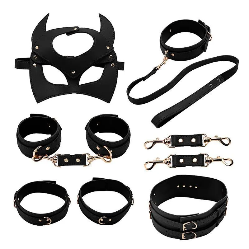 Kit Sado com Mascara de Gato e Mais 5 Acessórios Sexy Import