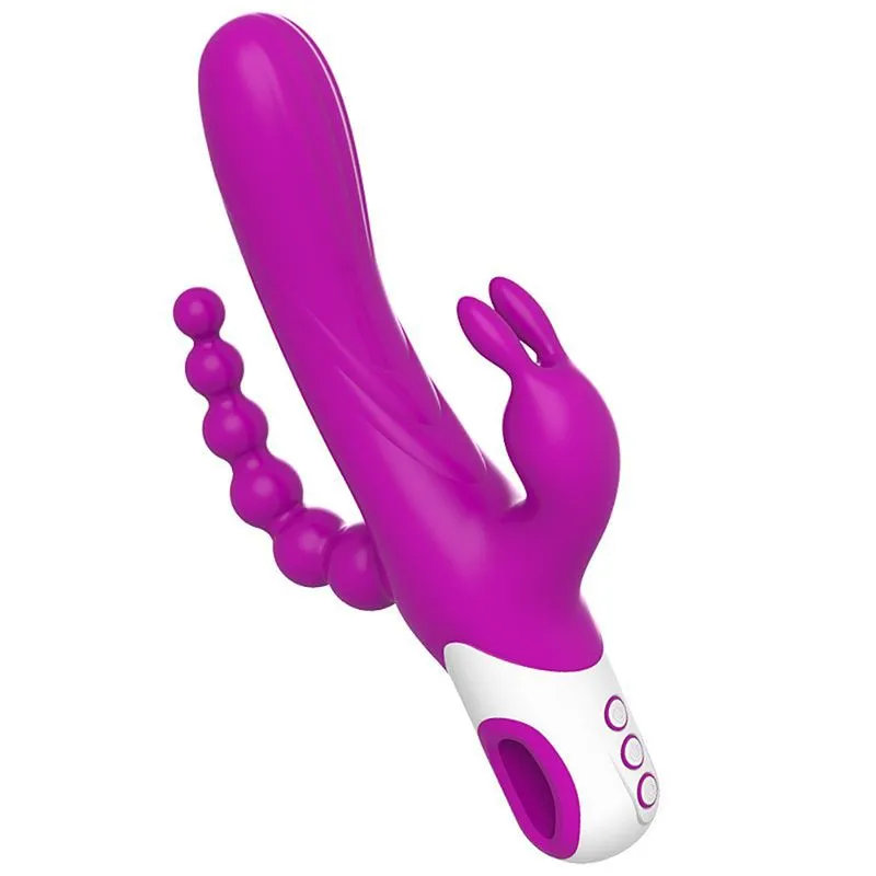 Eden Vibrador Ponto G e Clitóris com 12 Modos de Vibração e 3 Estimulação Clitoriano Sexy Import