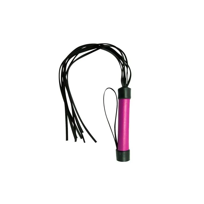 Chicote 8 tiras de 40cm em Bedin Dominatrixxx Chicote 8 tiras de 40cm Rosa em Bedin Dominatrixxx