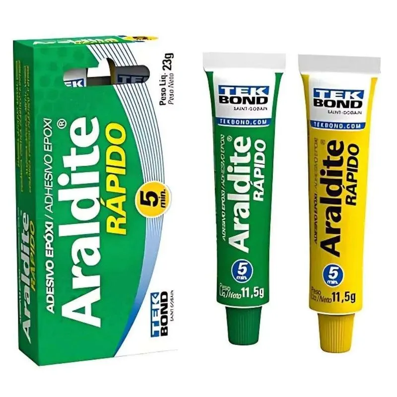 Cola Adesivo Epóxi Araldite Rápido 23g Tekbond