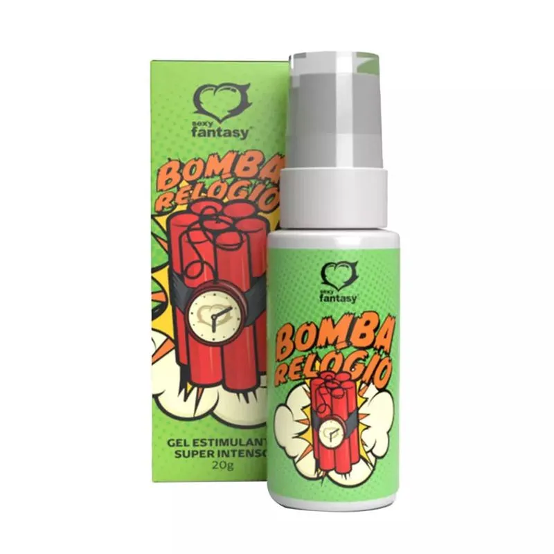 Gel Bomba Relógio Excitante com Ação Eletrizante e Aquecimento 20g Sexy Fantasy