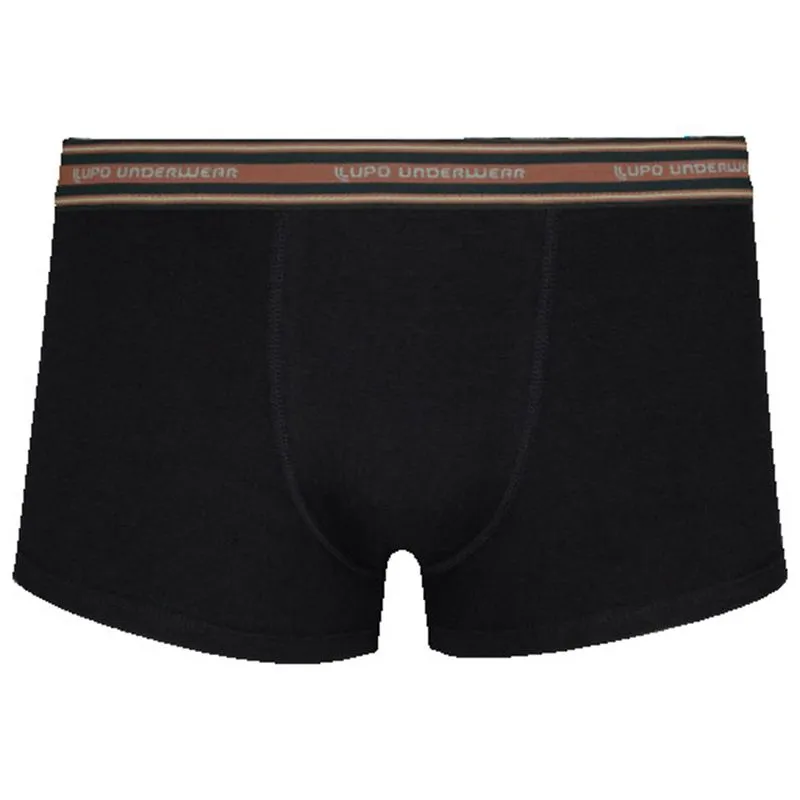 Cueca AM Sunga em Algodão com Elastano Lupo Cueca AM Sunga Preta em Algodão Lupo