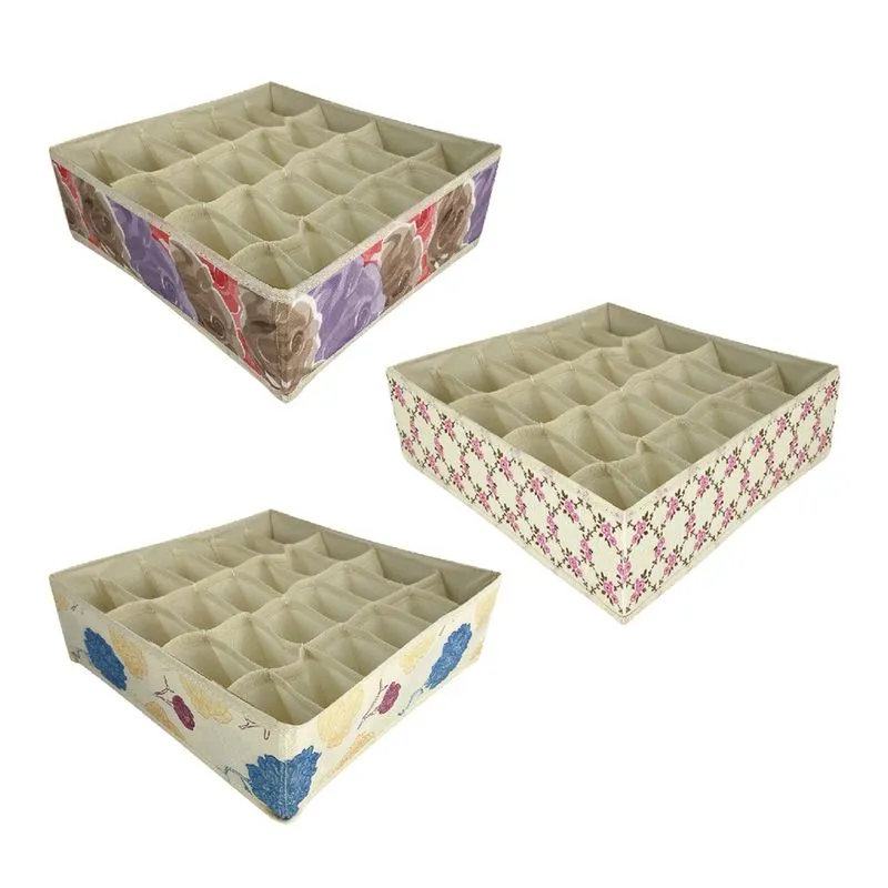 Organizador Multiuso com 24 Divisórias 32x32x9cm Imporiente