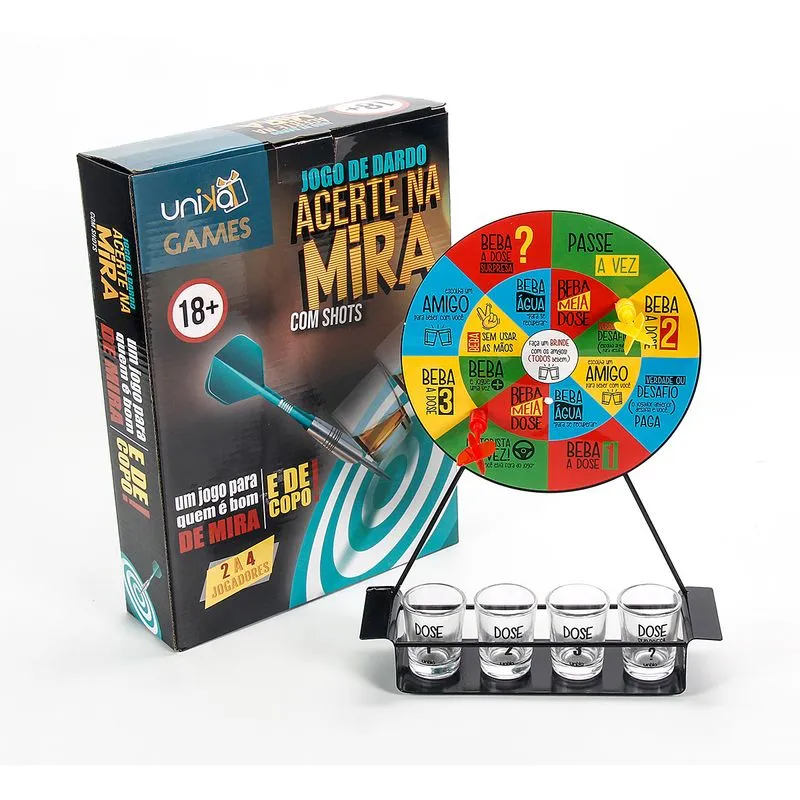 Jogo Tiro ao Alvo Acerte na Mira com 4 Shots Unika
