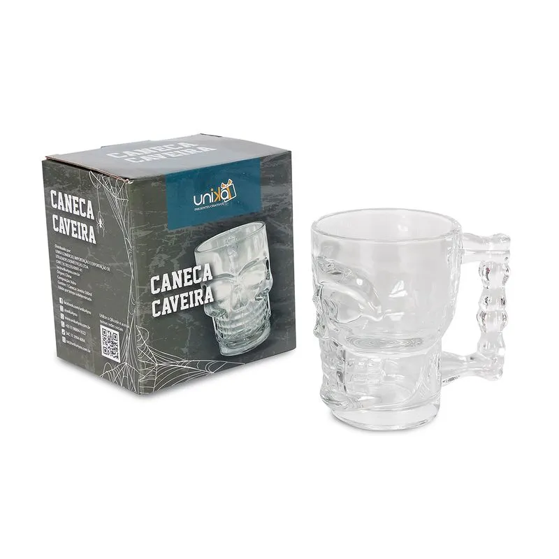 Caneca Caveira 500ml Unika