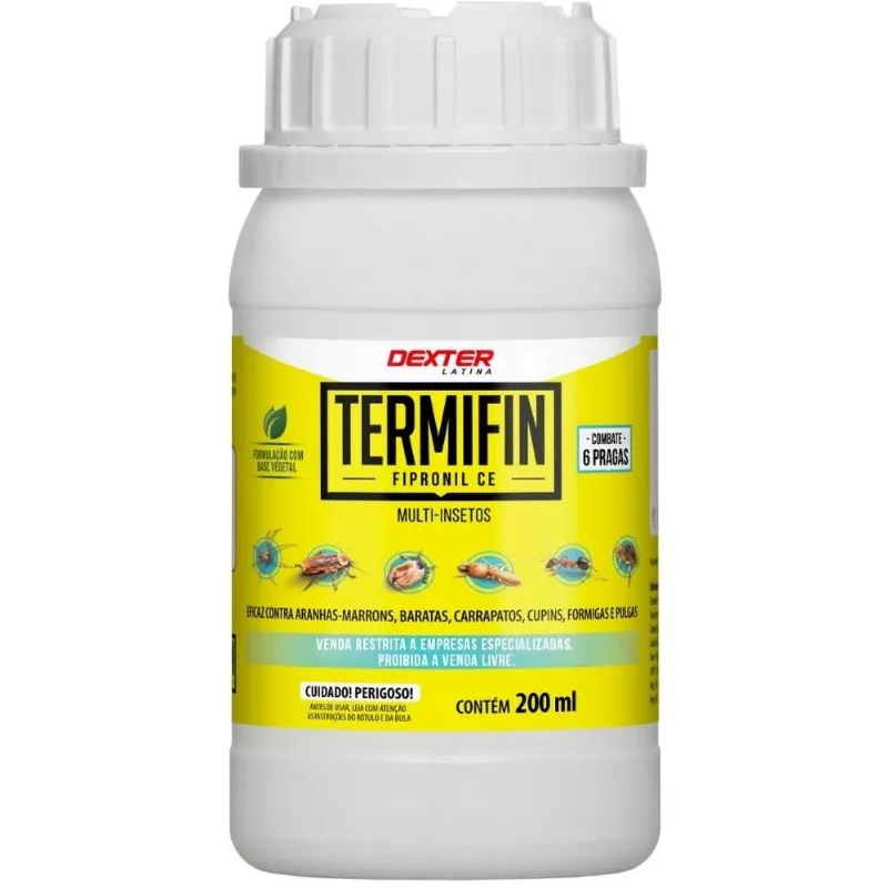 Inseticida Multi Insetos Termifin Fipronil Pronto Uso 200 Ml Dexter