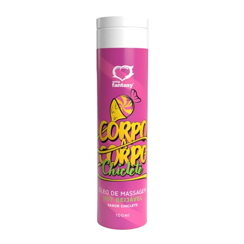 Óleo de Massagem Corpo a Corpo Hot Beijável 100ml Sexy Fantasy Corpo a Corpo Óleo de Massagem Hot Beijável 100ml Sexy Fantasy
