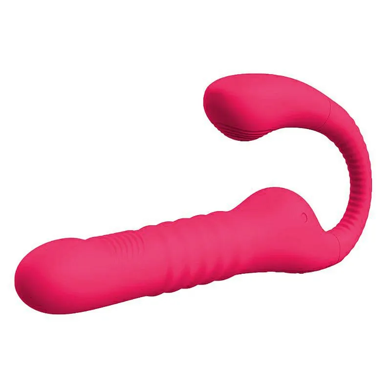 Darla Vibrador de Ponto G e Clitóris com 10 Modos de Sobe e Desce e 7 Modos de Dedilhar Sexy Import