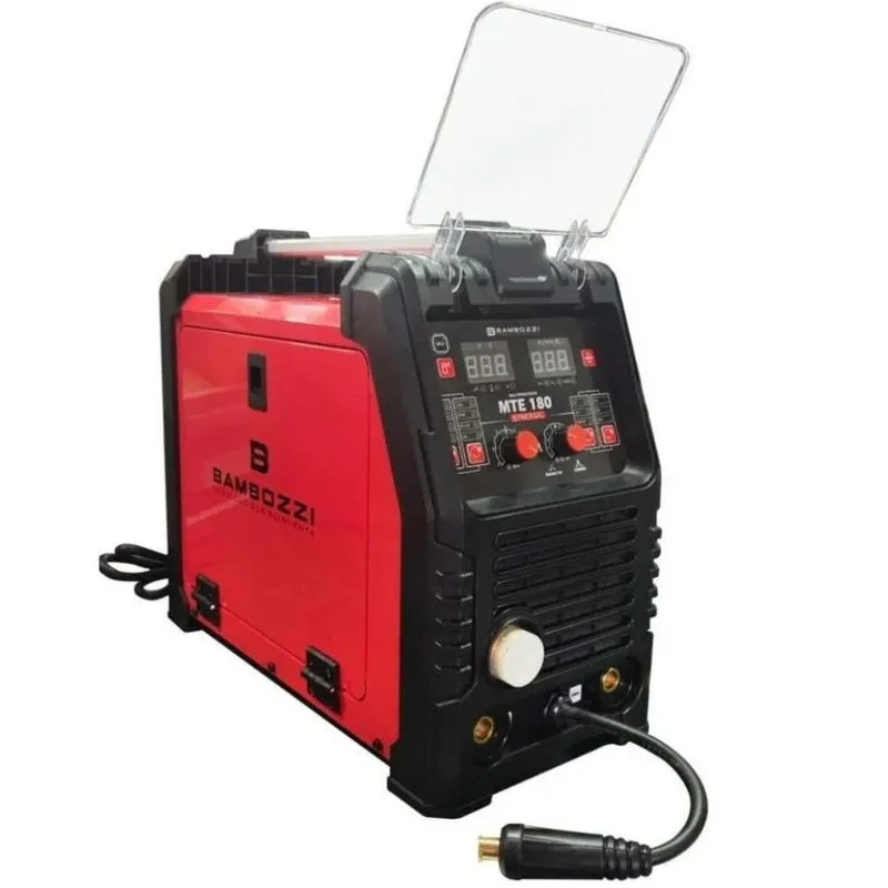 Inversora De Solda Multiprocessos 180a Bivolt Mte 180 Synergic Bambozzi