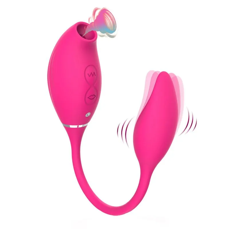 Vibrador Ponta Dupla com 5 Modos de Pulsação e 10 Modos de Vibração Vip Mix
