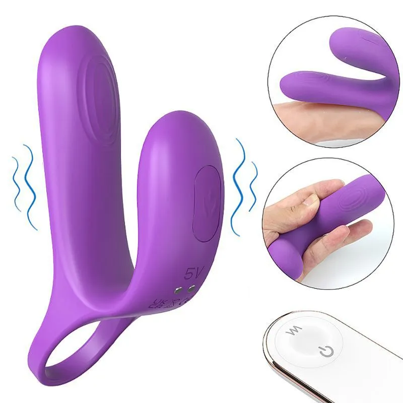 Asta RCT Anel Peniano com Estimulador de Clitóris com 9 Modos de Vibração Sexy Import
