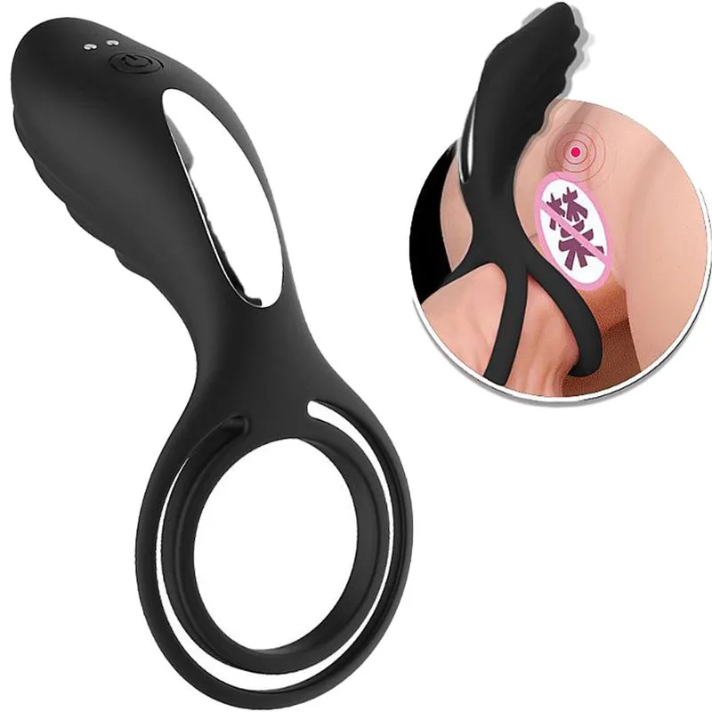 Slipper Anel Peniano Duplo com 12 Modos de Vibrações Sexy Import