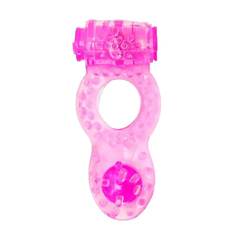Anel Peniano com Vibrador e Pérola Estimuladora Miess