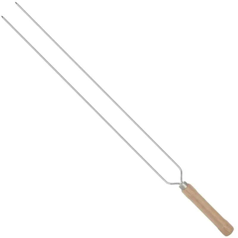 Espeto Duplo Para Churrasco 95 Cm 003210 Mor