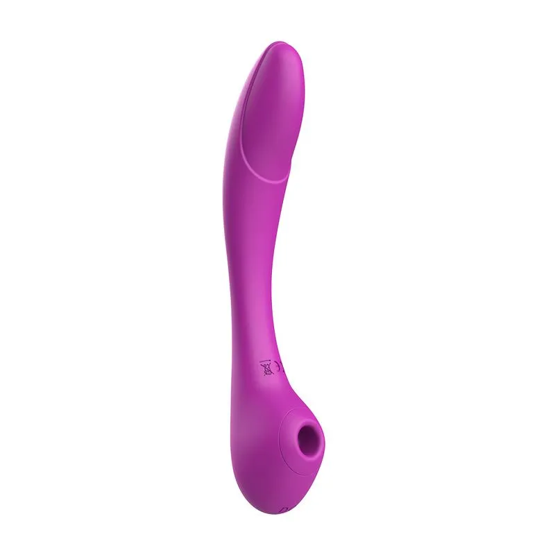 Milra Vibrador Estimulador Clitoriano Recarregável com 10 Modos de Vibração e Pulsação Vip Mix