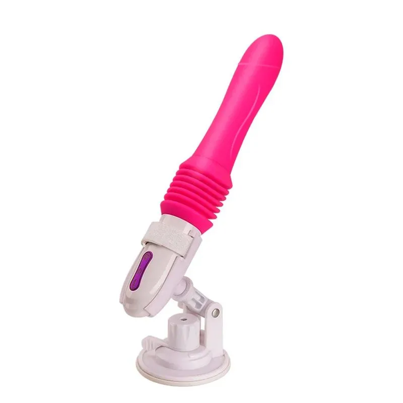 Telescopic Vibrator Maquina de Sexo com Vibrador Vai e Vem de 10 Modos de Vibração Our Moment Import