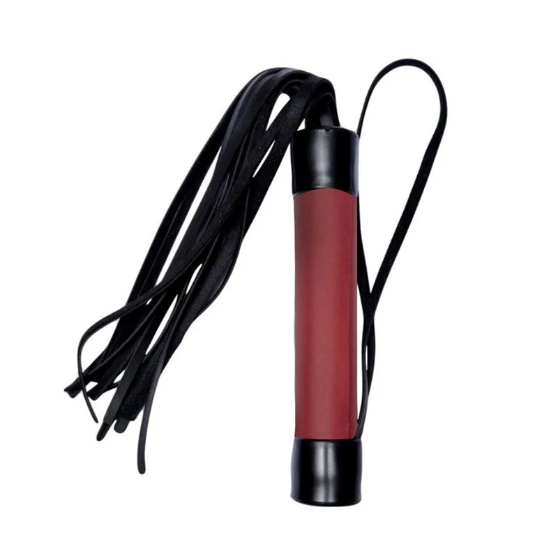Chicote Tiras 20cm Dominatrixxx Chicote Tiras 20cm Vermelho Dominatrixxx