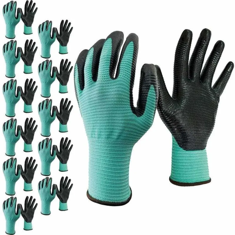Luva Cg Supertact Wave 12 Pares Carbografite Tamanho G
