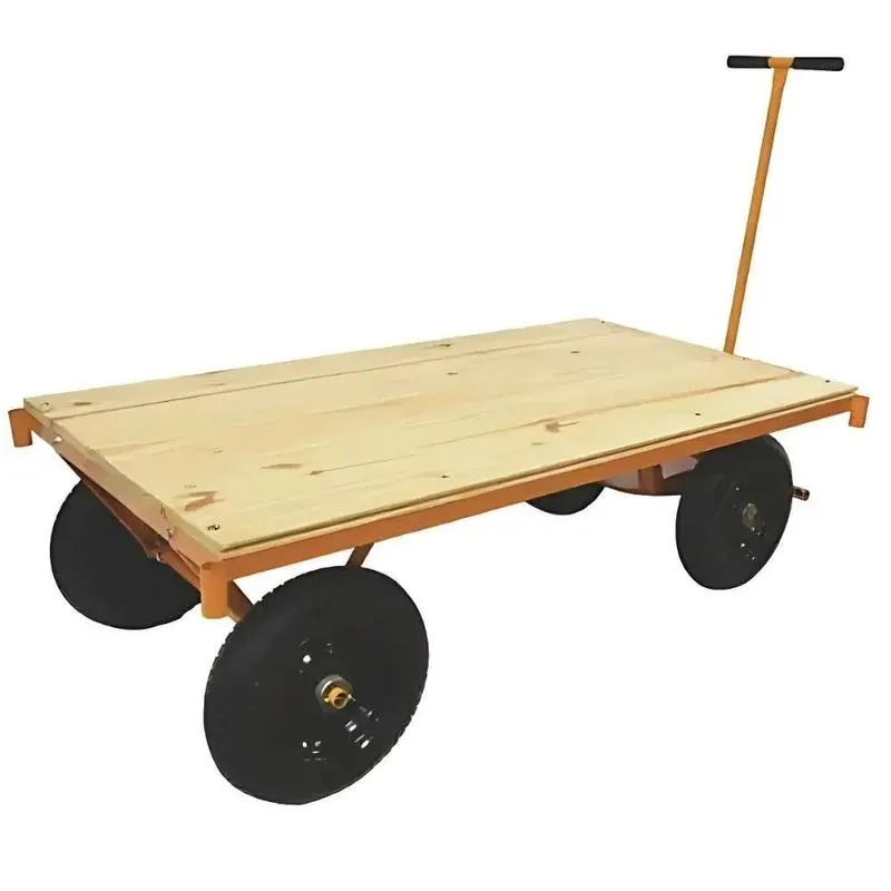 Carrinho Plataforma De Madeira 1500x750 Mm 600 Kg Mpr-600 Evald