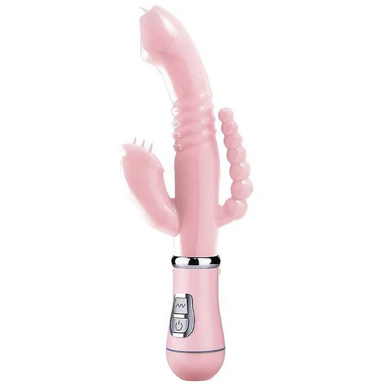 Vibrador de Ponto G e Clitóris 3 em 1 com 12 Modos de Vibração Sexy Import