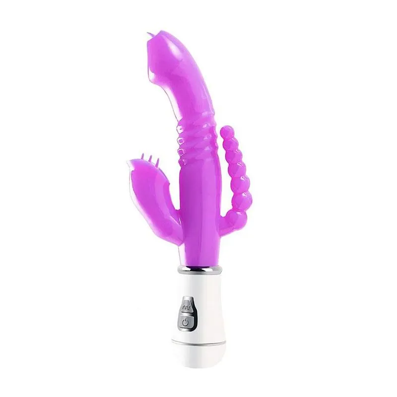 Vibrador de Ponto G e Clitóris 3 em 1 com 12 Modos de Vibração Sexy Import