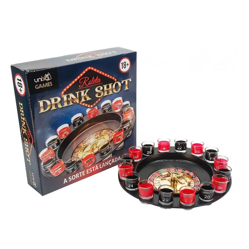 Jogo Roleta Drink Shot Unika