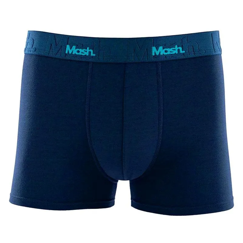 Cueca Boxer Basic Modal Mash Cueca Boxer Azul Marinho Tamanho GG