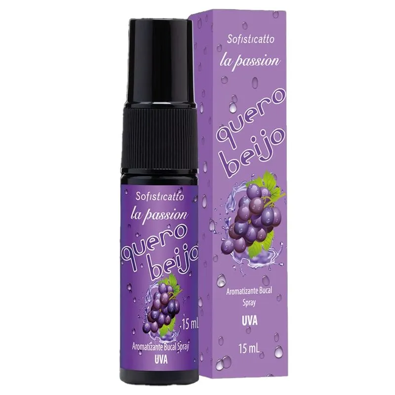 Quero Beijo Aromatizante Bucal Spray 15ml Sofisticatto
