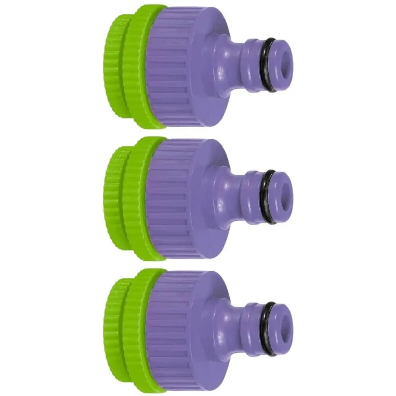 Conector Fêmea Para Torneira Bucha 1/2 Pol Para 3/4 Pol E 1 Pol 3 Unidades Palisad