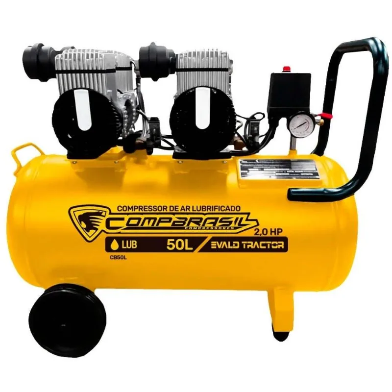 Compressor Portátil Lub 8,6 Pés 2,0hp 50l Compbrasil-110v
