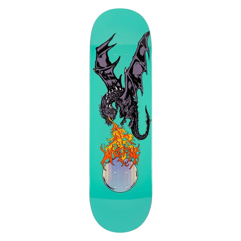 Welcome Firebreather On Popsicle Skateboard Deck - Teal 9.0