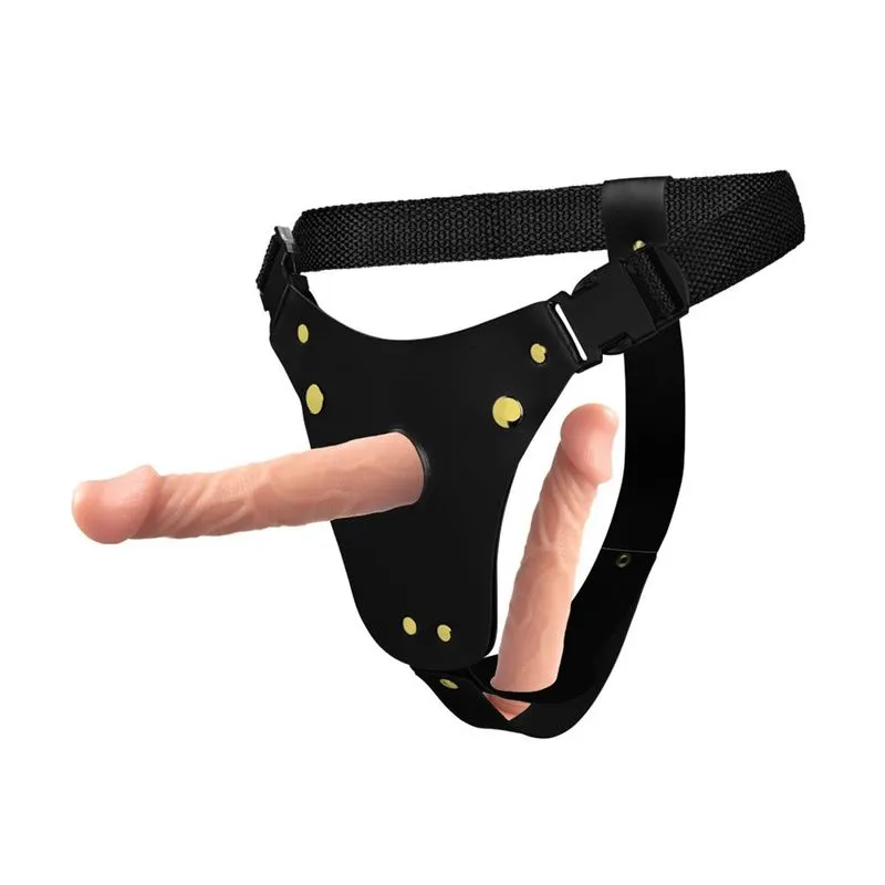 Cinta Peniana Dupla com Prótese Realística 19X4cm Soulsex