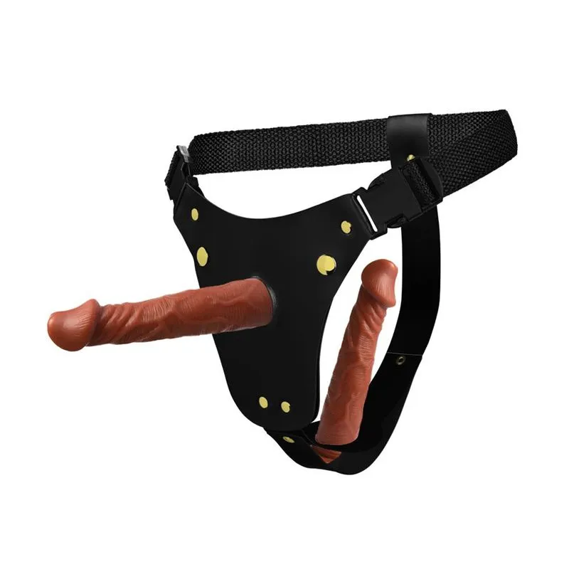 Cinta Peniana Dupla com Prótese Realística 19X4cm Soulsex