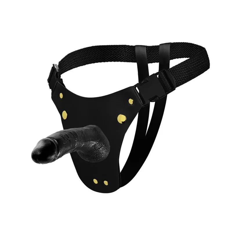 Cinta Peniana com Prótese e Vibro 15x3,3cm Soulsex Cinta Peniana com Prótese Realística com Vibro 15x3,3cm Soulsex
