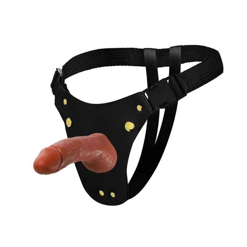 Cinta Peniana com Prótese e Vibro 15x3,3cm Soulsex Cinta Peniana com Prótese Realística com Vibro 15x3,3cm Soulsex