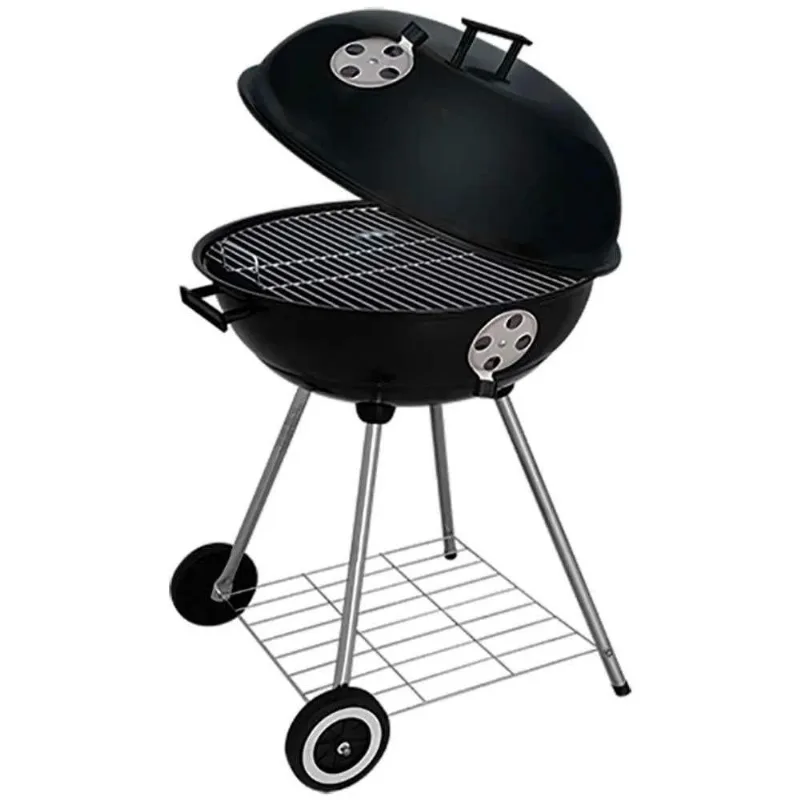 Churrasqueira Portátil Esmaltada A Bafo 58cm Itaparica Mor