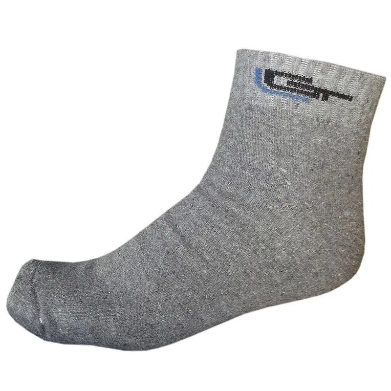 Kit Meia Sapatilha Masculina 3 Unidades Kit Meia Sapatilha Masculina Branco, Cinza e Preto com 3 Unidades Cotton