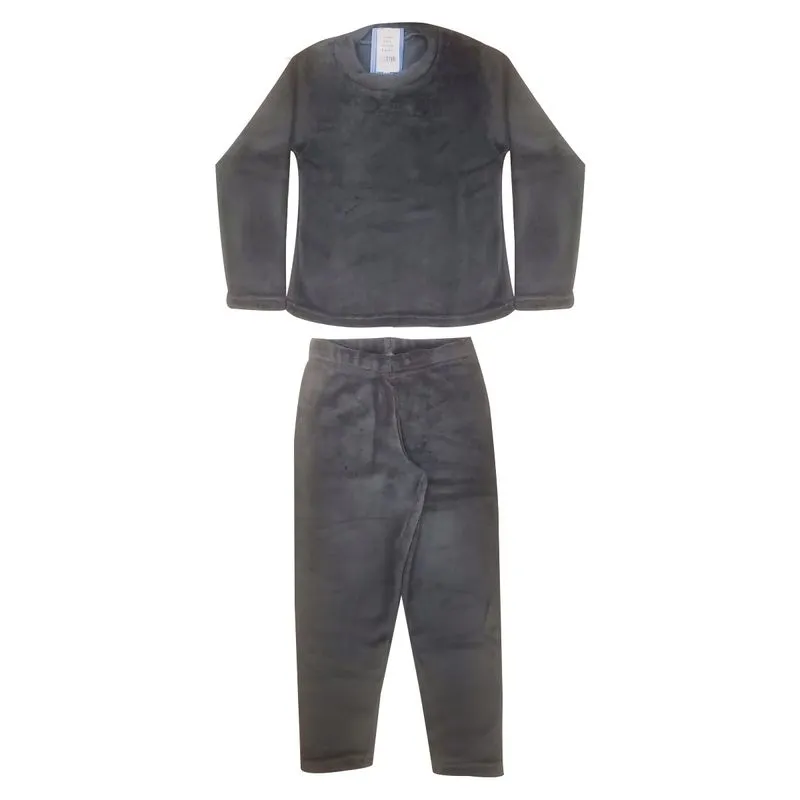 Pijama Fleece Infantil Menino com Manga Longa e Calça Coleção Inverno Victory